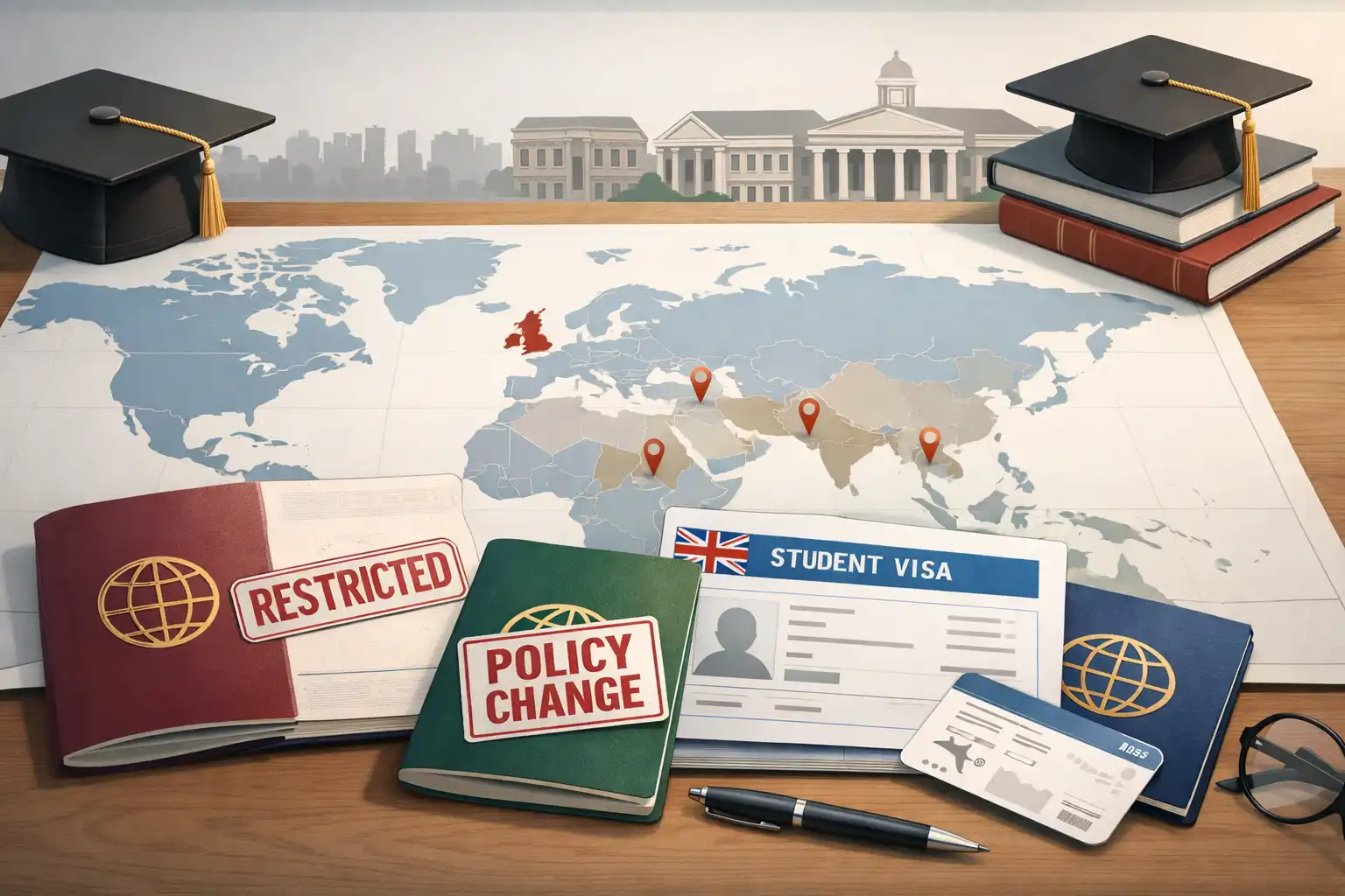UK Student Visa Policy Update: Immediate Restrictions for Four Nationalities