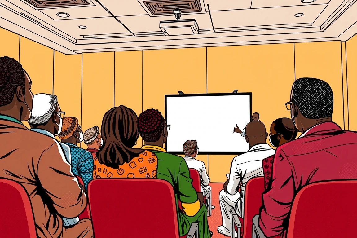 Nigerian parents attending an educational advisory workshop in Abuja.