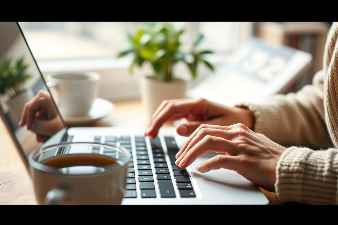 Close-up of secure online transaction on a laptop.