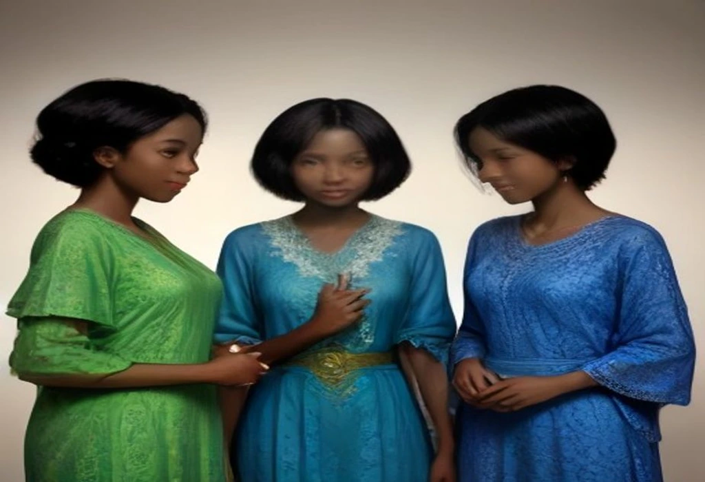 Aduke Balogun presents the completed, verified application file to the family. — illustration from the story "The Road Untravelled"