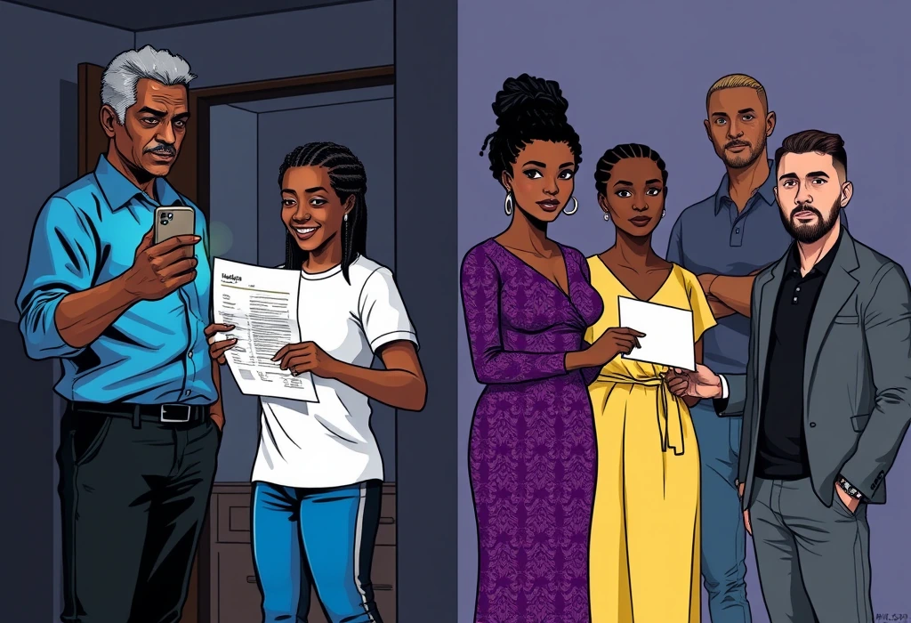 The stark difference between a suspicious personal invoice and Dhub's verified payment process. — illustration from the story "A Tale of Two Pathways"