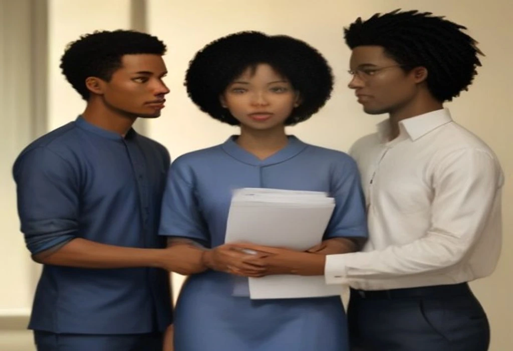 Funmi outlines a legitimate, tuition-free application path for Tobi. — illustration from the story "The Forty-Eight Hour Verification"