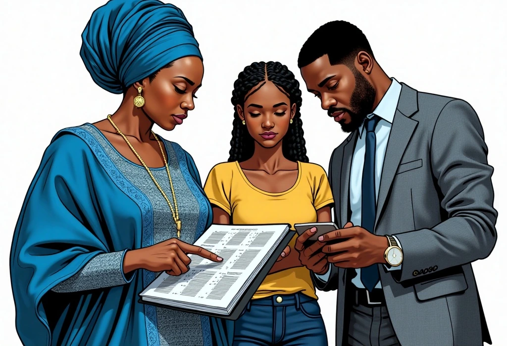 Kunle outlines the genuine tuition-free pathway at German public universities. — illustration from the story "The Ilorin Calculation"
