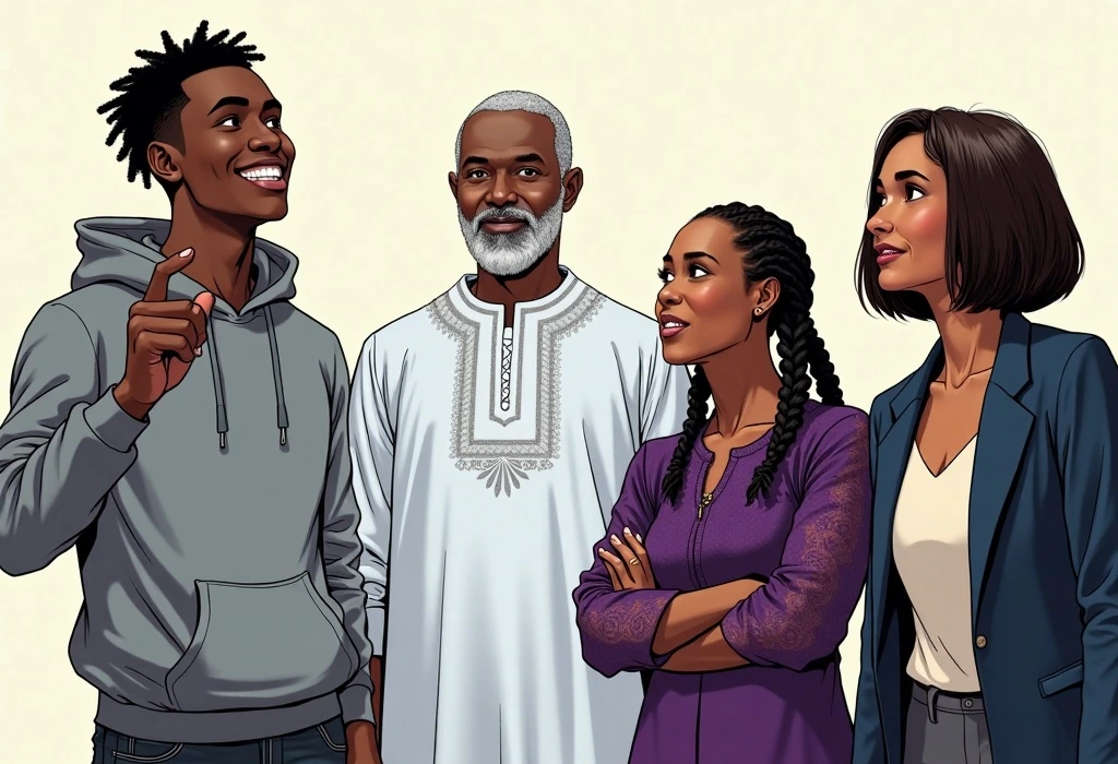 Ifeoma maps out the legal alternative of a formal commitment letter. — illustration from the story "The Registry at Munster"