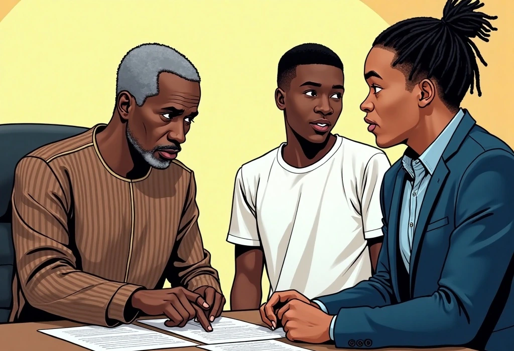 Deji Solanke breaks down the real costs of the Norwegian pathway. — illustration from the story "The Continental Shift"