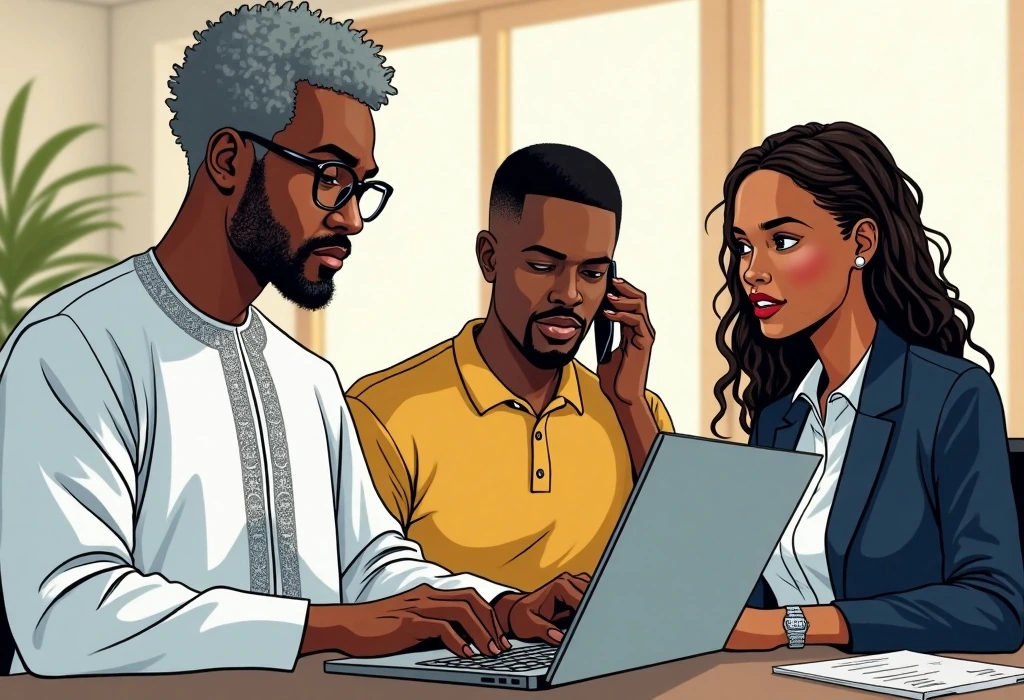 Sarah explains the clear, documented requirements for Irish and German student visas. — illustration from the story "The Voice Note from Dublin"