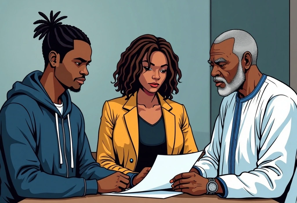 Bisi explains the importance of career-aligned work during the university term. — illustration from the story "The Warehouse and the Roadmap"